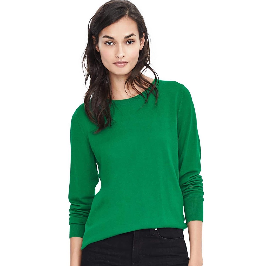Solid Green Sweater